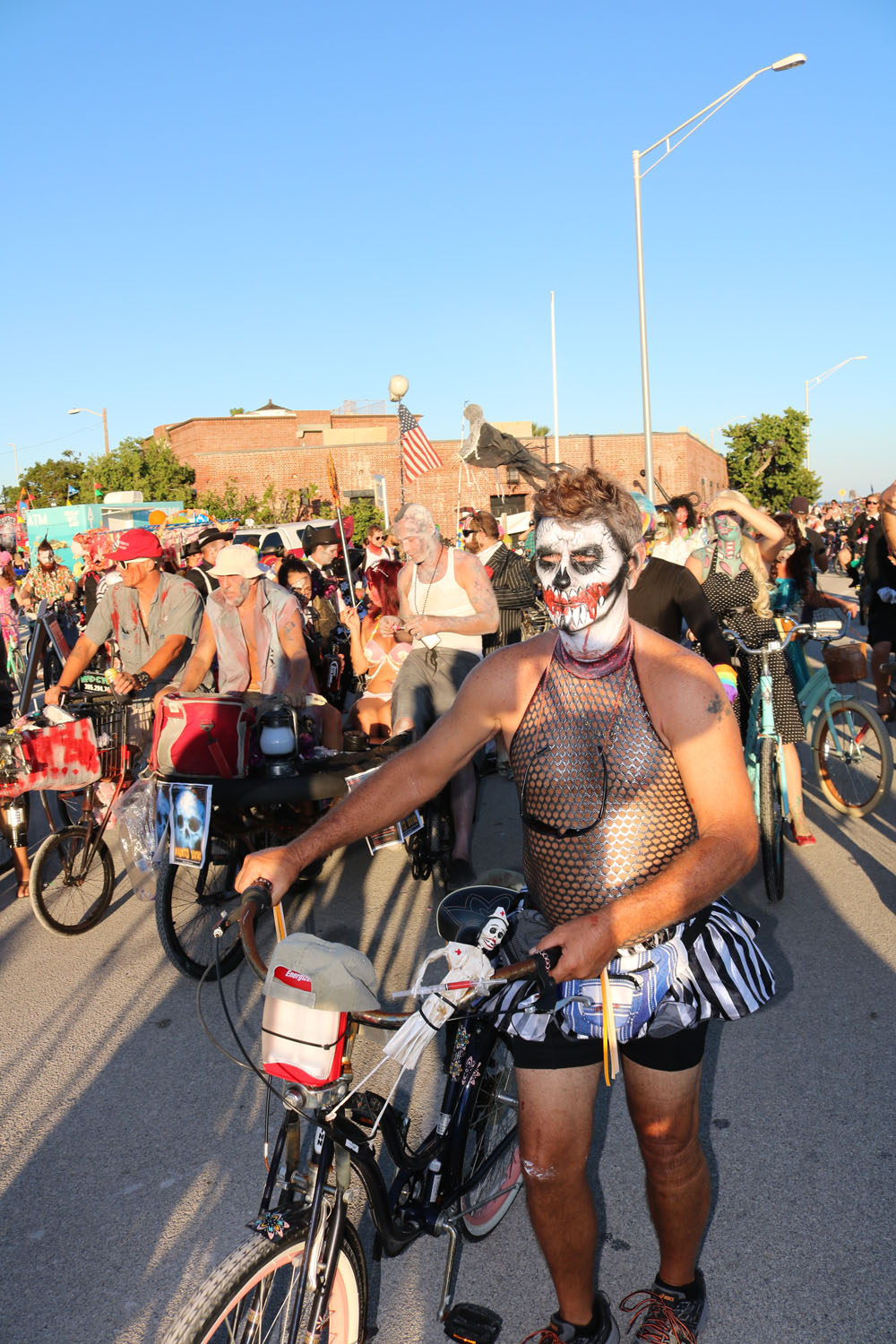 Zombie Bike Ride 2018 photo - Duval Street, Key West